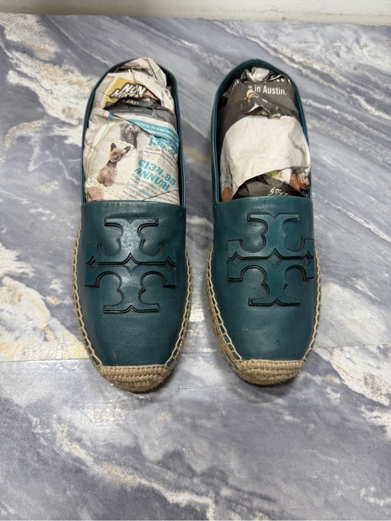 Tory Burch Shoes - Tory Burch Leather Logo Flats Women's Slip-On Size 8,5